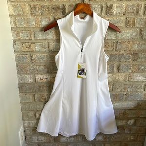 Halara tennis dress with matching spandex shorts NWT